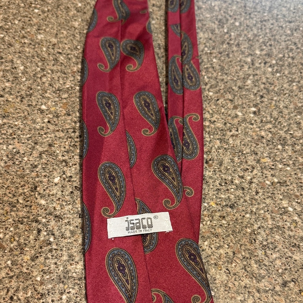 Vintage jsaco italian tie